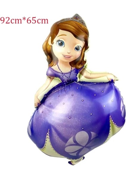 1 Adet Balon Disney Prenses Sofia Parti Dekorasyon Kız Doğum Günü Kağıt Tabaklar Bardak Peçeteler Bebek Duş Çocuk Oyuncakları Balonlar Parti Malzemeleri (Yurt Dışından)