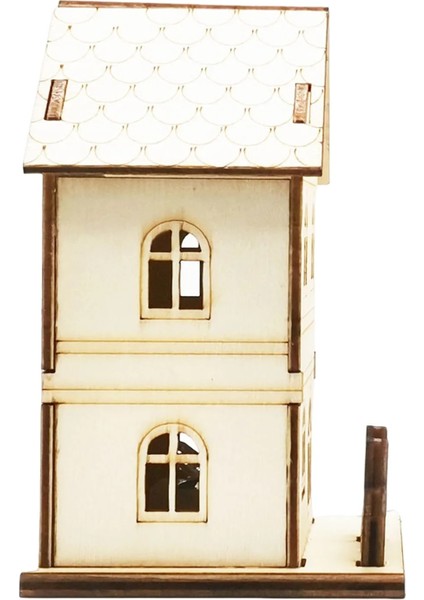 Mini Noel Evi Işıklı Mini Noel Evi Minyatür Dollhouse Noel Köyü Sahnesi Noel Hediyesi Fikri (Yurt Dışından) fırsatları