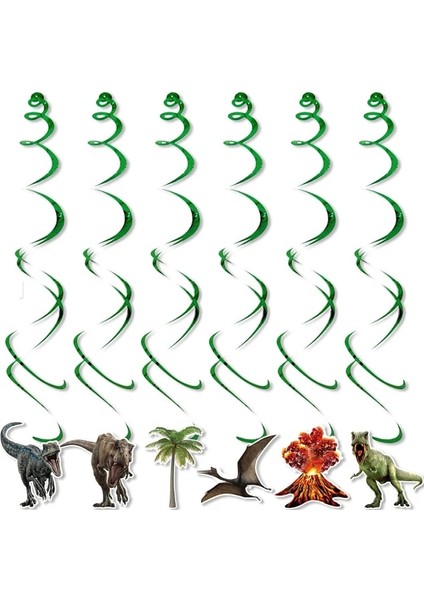 6 Adet Jurassic Dünya Dinozor Tema Tek Kullanımlık Sofra Jungle Safari Dinozor Peçete Plakası Vahşi Roar Çocuk Mutlu Doğum Günü Partisi Dekoru (Yurt Dışından)
