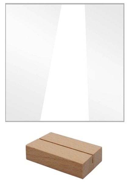 BT056 Küçük 1 Takım Dıy Şeffaf Akrilik Düğün Masa Burcu Alt Tutucu Malzemeleri (Yurt Dışından)