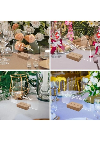 BT056 Küçük 1 Takım Dıy Şeffaf Akrilik Düğün Masa Burcu Alt Tutucu Malzemeleri (Yurt Dışından) modelleri