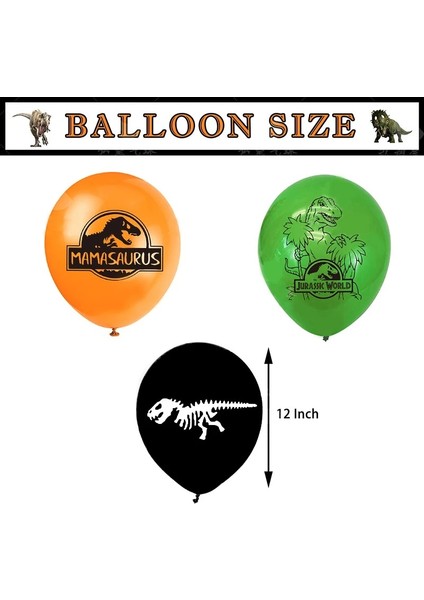 10 Adet-D 10 Adet Dinozor Parti Balonları Boys Için Doğum Günü Partisi Jurassic Dünya Orman Hayvan Lateks Topları Dekorasyon Bebek Duş Çocuk Oyuncak (Yurt Dışından) modelleri