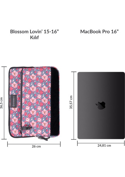 Blossom Lovin' 15-16 Inch Macbook / Laptop Kılıfı