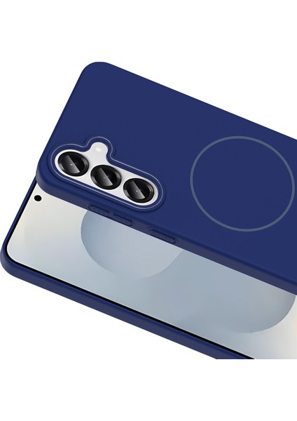 Samsung Galaxy S24 Fe Kılıf Magsafe Şarj Özellikli Zr-Rubby