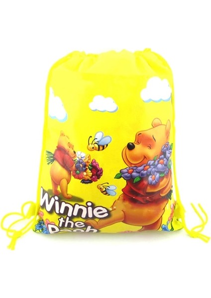 1 Adet Çanta Winnie The Pooh Karikatür Tema Parti Malzemeleri Tek Kullanımlık Sofra Kağıt Saman Tabaklar Oyuncaklar Doğum Günü Şekeri Bebek Duş Süslemeleri (Yurt Dışından)