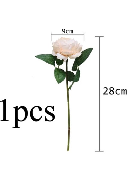 1 Adet 2022 Güzel Gül Şakayık Yapay Ipek Çiçekler Küçük Buket Flores Ev Partisi Bahar Düğün Dekorasyon Sahte Çiçek (Yurt Dışından)