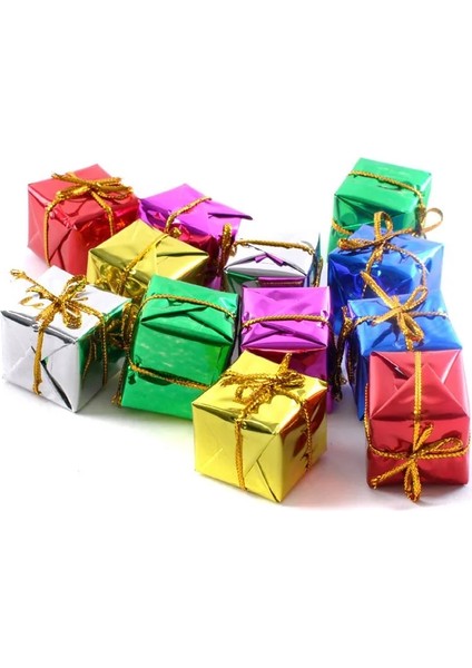 Şeker 24 Adet 25 x 25 x 25MM Noel Ağacı Süsler Malzemeleri Noel Süslemeleri Düğün Hediye Çantası Yeni Yıl Ev Akşam Partisi Ev Dekor Için (Yurt Dışından) indirimleri