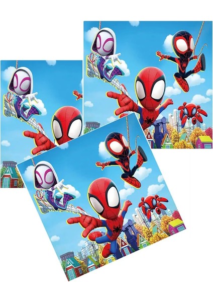 10 Adet Davetiyeler Spidey ve Onun Inanılmaz Arkadaşları Doğum Günü Partisi Süslemeleri Kağıt Tabaklar Bardaklar Peçeteler Masa Örtüsü Çantalar Örümcek Adam Bebek Hediyeleri (Yurt Dışından)