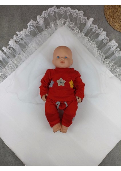 Yenidoğan Bambu Taç Nakışlı Delüks Kundak Bebek Battaniyesi fırsatları