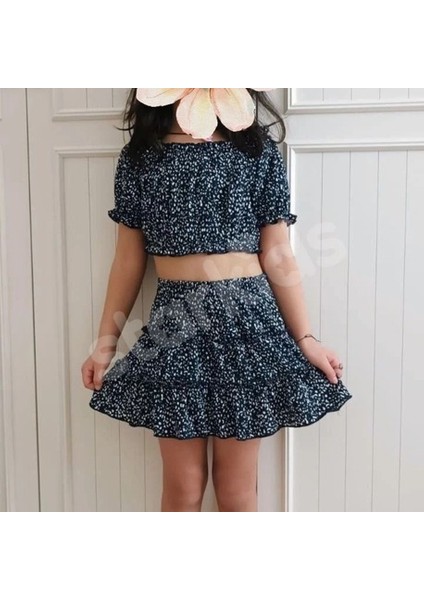 Crop Bluz ve Şort Etek Takım modelleri