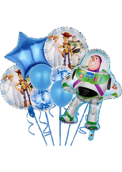 1 Adet Balon Disney Buzz Lightyear Çocuklar 1st Numarası Balon Seti Oyuncak Hikayesi Doğum Günü Partisi Malzemeleri Bebek Duş Çocuk Parti Dekorasyon Küre (Yurt Dışından)