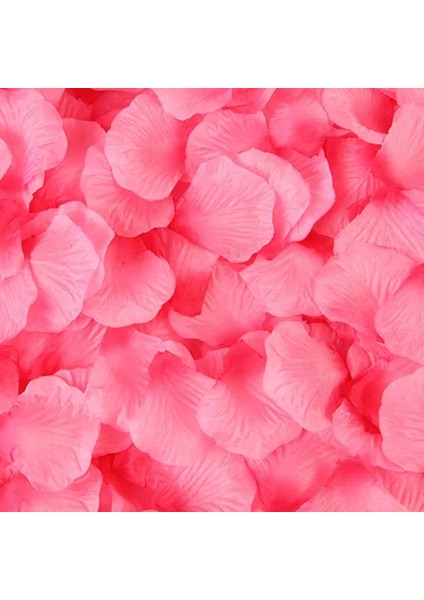 Kırmızı Pembe 1000 Adet Yapay Gül Yaprakları Ipek Düğün Dekorasyon Rustik Mavi Yapay Çiçek Aksesuarları Sevgililer Günü Dekoru Için 5x5 cm (Yurt Dışından)