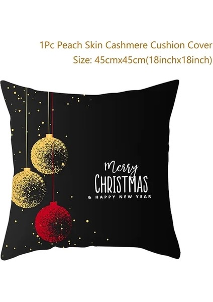 Stil 3 Merry Christmas Minder Örtüsü Süsler Noel Dekorasyon Ev Noel Dekor Noel Navidad Yeni Yıl Hediyesi 2023 Noel Doğum (Yurt Dışından)