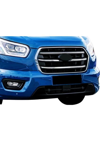 Ford Transit 2019 ve Üzeri Krom Ön Panjur 4 Parça P.çelik