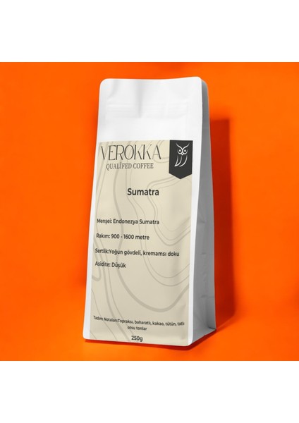Sumatra Mandheling Filtre Kahve – Düşük Asidite, Topraksı ve Baharatlı Tatlar – 250G