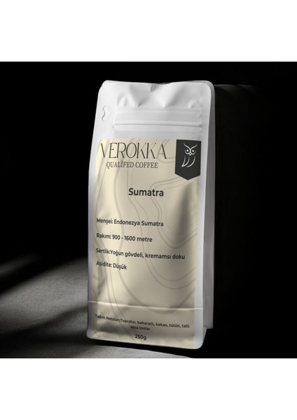 Sumatra Mandheling Filtre Kahve – Düşük Asidite, Topraksı ve Baharatlı Tatlar – 250G