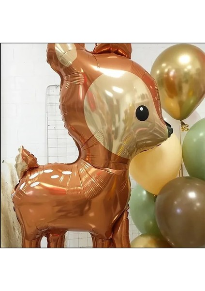 1 Adet B Orman Geyik Rakun Tilki Zürafa Balonlar Bebek Duş Doğum Günü Safari Parti Hayvan Helyum Balon Çocuklar Karikatür Parti Dekor Topları (Yurt Dışından)