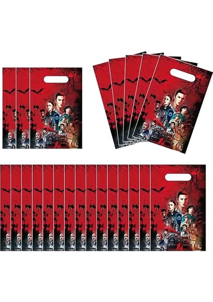 Asılı Spin- 6 Adet Stranger Things 4 Doğum Günü Partisi Süslemeleri Tek Kullanımlık Sofra Plaka Bardak Peçeteler Stranger Şeyler Parti Malzemeleri Erkek Çocuklar Için (Yurt Dışından)