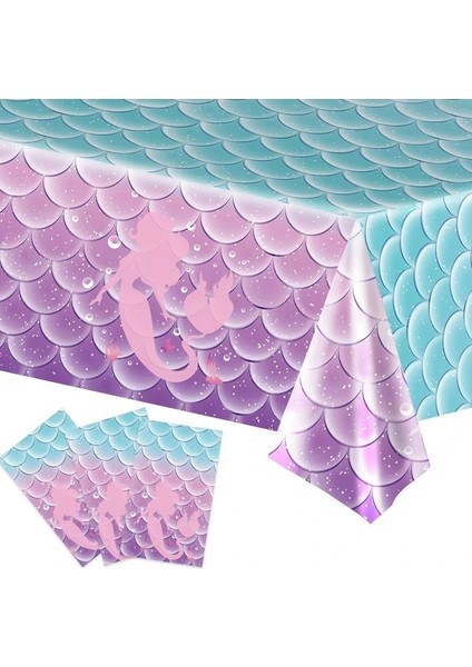 20WRAPPER 20TOPPER Denizkızı Tema Parti Tek Kullanımlık Sofra Kağıt Tabaklar Bardak Masa Örtüsü Masa Örtüsü Çocuklar Denizkızı Doğum Günü Partisi Dekorasyon Malzemeleri (Yurt Dışından) fiyatları