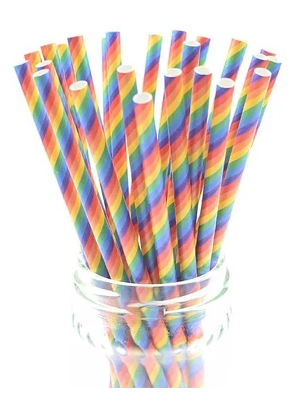 Gökkuşağı 25 Adet Siyah Kağıt Pipet Yıldız Çizgili Bıyık Zebra Kağıt Saman Bebek Duş Düğün Doğum Günü Cadılar Bayramı Partisi Dekoru Için (Yurt Dışından)