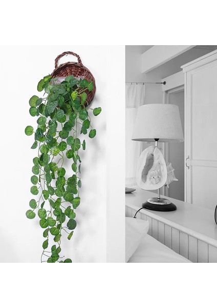Begonia Yaprağı 90 cm Yapay Yeşil Bitki Asılı Sarmaşık Yaprağı Deniz Yosunu Turp Yapay Çiçek Asma Ev Bahçe Duvar Çit Parti Dekorasyon (Yurt Dışından)