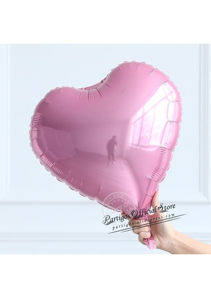 Inci Pembesi 10 Adet 18 Inç Çok Gül Altın Kalp Folyo Balonlar Metal Helyum Globos Düğün Parti Süslemeleri Kız Doğum Günü Nişan Hediyeleri (Yurt Dışından)