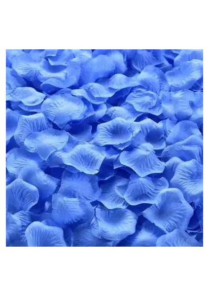 Durk Blue 100 Adet Yapay Gül Yaprakları Düğün Aksesuarları Düğün Parti Dekorasyon Çiçek Yaprağı Simülasyon Ipek Kumaş Gül Yaprakları 5 x 5 cm 50% (Yurt Dışından)
