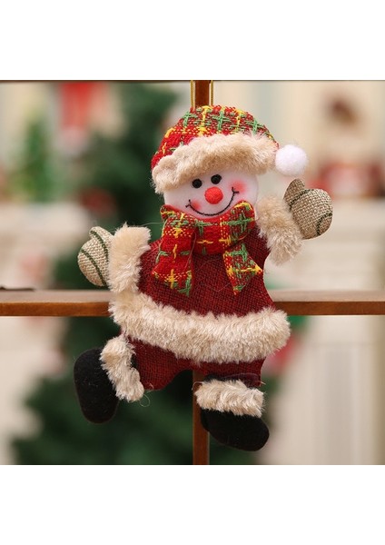 Kardan Adam 2023 Mutlu Yeni Yıl Noel Süsler Dıy Noel Hediyesi Noel Baba Kardan Adam Ağacı Kolye Bebek Ev Için Süslemeleri Asın Noel Natal (Yurt Dışından)