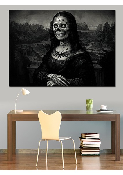Gotik Mona Lisa Dekoratif Kanvas - Mdf Ahşap Tablo modelleri