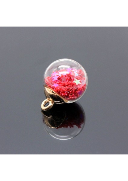 Açık Yeşil 5 Adet 15.5mm Yuvarlak Cam Küre Şeffaf Renkli Pentagram Payetler Noel Süsler Dıy Küpe Takı Kolye Aksesuarları (Yurt Dışından) indirimleri