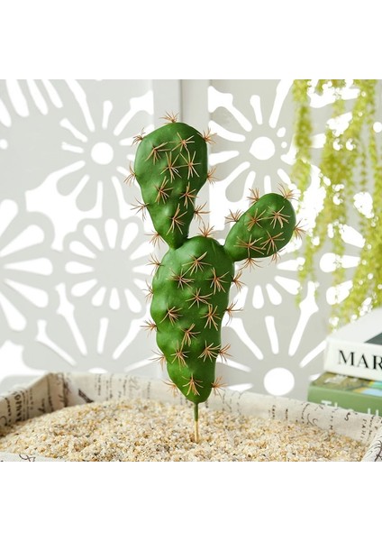 Stil 15 Yapay Plastik Kaktüs Succulents Dikenli Armut Saksı Bitki Hiçbir Pot Çevre Dostu Simülasyon Ev Ofis Masaüstü Dekorasyon Sıcak (Yurt Dışından)