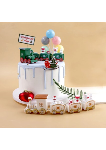 Beyaz Plastik Noel Tren 2022 Noel Süslemeleri Ev Için Noel Navidad Noel Hediyeleri Noel Süs Yeni Yıl 2023 (Yurt Dışından)