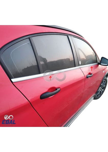 Fiat Egea Sedan-Hb Krom Cam Çıtası 4 Parça 2015 Üzeri Paslanmaz Çelik fiyatları