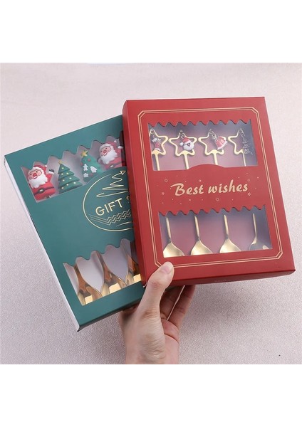 Gümüş Çan-Kaşık 4 Adet Noel Kahve Kaşığı Süsler Yeni Yıl 2024 Merry Christmas Kaşık Metal Kahve Çatalı Ev Dekorasyonu Navidad 2023 Hediyeler (Yurt Dışından) fırsatları