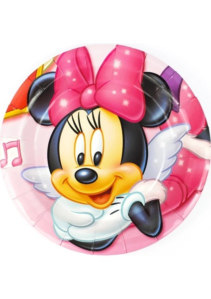 6 Adet Kaşık Disney Minnie Mouse Tema Kağıt Bardak Tabak Şapka Maskesi Plastik Hasır Hediye Çantası Erkek Kız Doğum Günü Partisi Bebek Duş Dekorasyon Tedarikçisi (Yurt Dışından) fırsatları