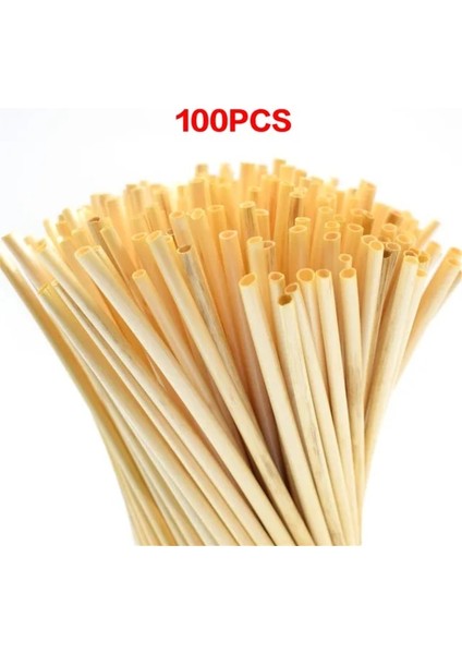 100 Adet Buğday Samanı 100 Adet Gökkuşağı Pipetleri Parçalanabilir Çevre Dostu Tek Kullanımlık Pipet Bar Yemeği Festivali Noel Partisi Kağıt Pipet Seti (Yurt Dışından)