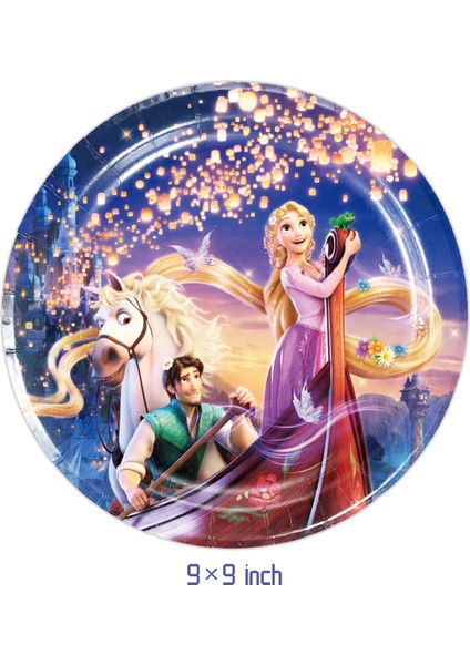Peçete-20 Adet Animasyon Filmi Karışık Rapunzel Tema Parti Malzemeleri Sofra Fincan Tabağı Peçete Bayrağı Bebek Duş Balonları Doğum Günü Partisi Dekoru (Yurt Dışından)