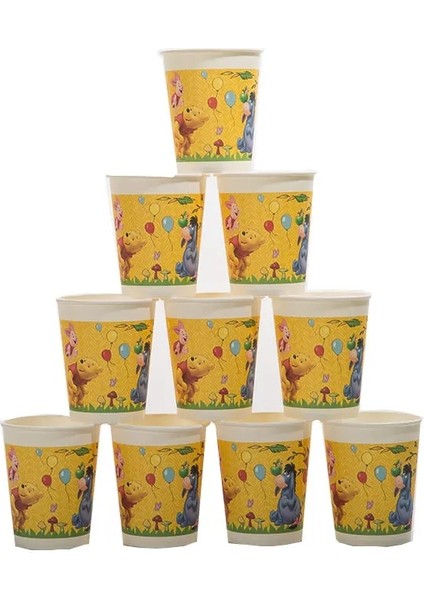 Hediye Çantası 6 Adet Disney Karikatür Winnie The Pooh Tema Doğum Günü Partisi Malzemeleri Tek Kullanımlık Sofra Fincan Tabak Kaşık Dekorasyon Çocuklar Için Hediye (Yurt Dışından) indirimleri