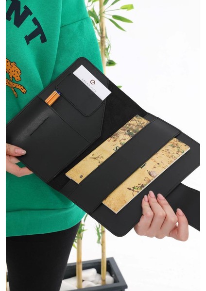 Kitap Çantası Siyah Deri fiyatları