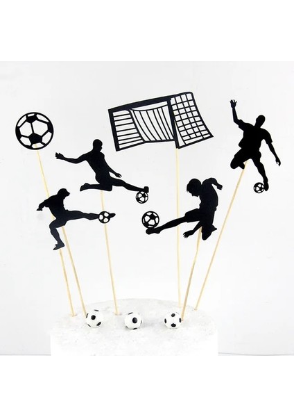 Kek Bayrağı 1pcs1 Yeni Futbol Futbol Parti Malzemeleri Pinata Oyuncak Hediyeler Tek Kullanımlık Sofra Masa Örtüsü Bilezik Doğum Günü Partisi Futbol Dekorasyon (Yurt Dışından)
