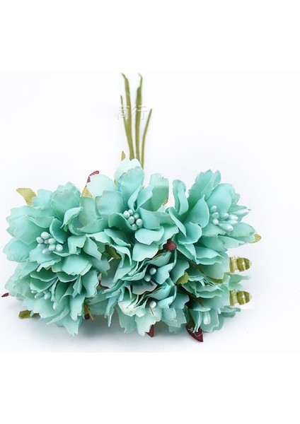 33 6 Adet/grup 3 cm Ipek Krizantem Yapay Çiçekler Kafa Dıy Çelenk Hediye Kutusu Zanaat Sahte Çiçek Düğün Ev Partisi Dekorasyon Için (Yurt Dışından)