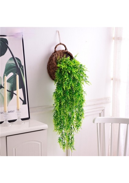 Sarı 75 cm Malt Çim Duvar Asılı Yapay Çiçek Kapalı ve Açık Ev Dekorasyon Bitki Yapay Çiçek Rattan (Yurt Dışından) indirimleri