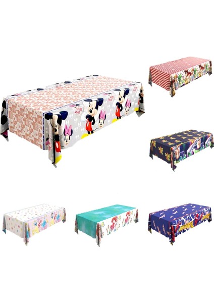 Toy-1pack Disney Mickey Mouse Doğum Günü Partisi Dekorasyon Mickey Masa Örtüsü Tek Kullanımlık Sofra Minnie Masa Örtüsü Dondurulmuş Çocuk Parti Kaynağı (Yurt Dışından)