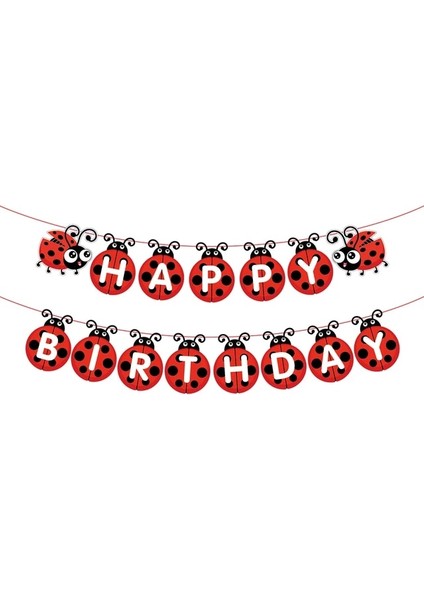 Banner 130*220 cm Uğur Böceği Tek Kullanımlık Masa Örtüsü Polka Dot Uğur Böceği Masa Örtüsü Düğün Bebek Duş Parti Çocuk Doğum Günü Partisi Dekorasyon (Yurt Dışından)