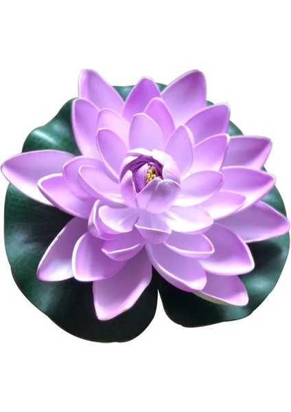 17 cm Mor 10/17/28/40/60 cm Lotus Yapay Çiçek Yüzen Sahte Lotus Bitki Gölet Bahçe Dekor Için Gerçekçi Nilüfer Mikro Peyzaj (Yurt Dışından)