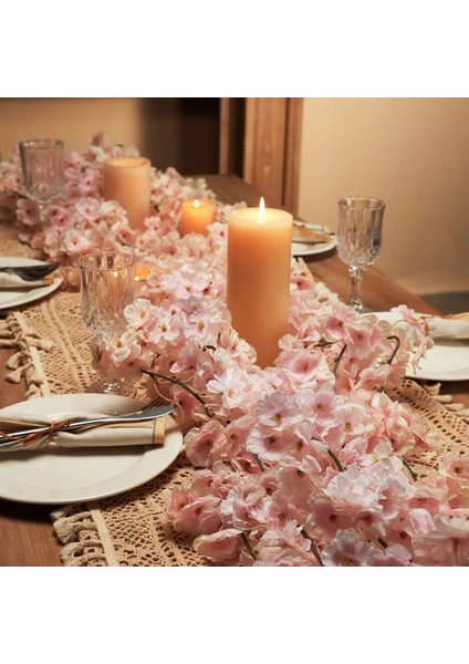 1.8 M-Beyaz 180 cm Yapay Çiçekler Kiraz Çiçeği Sakura Çelenk Düğün Kemer Bahçe Zemin Ev Partisi Dekorasyon Ipek Sahte Bitkiler Vine (Yurt Dışından) fırsatları