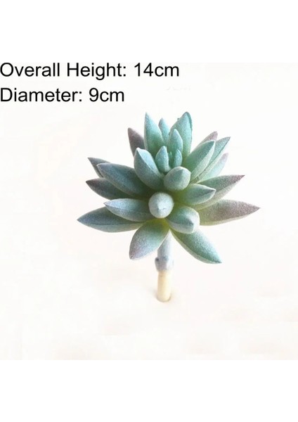 Mini Ling Jiao Cao Mavi Akın Yapay Succulents Bitkiler Çiçek Aranjmanı Aksesuarları Masaüstü Bonsai Ev Bahçe Dekorasyon Sahte Bitkiler (Yurt Dışından)