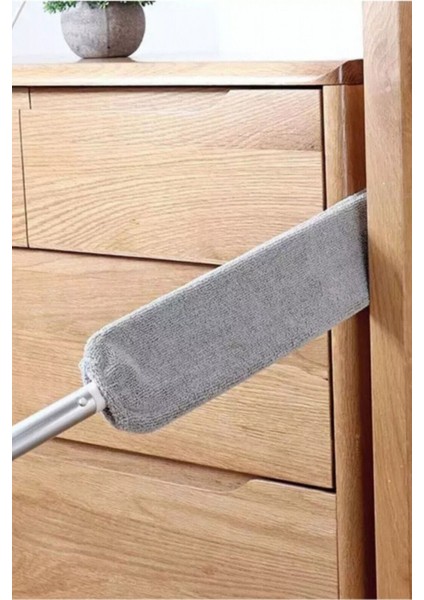 Portatif Toz Temizleyici Seti, Yatak Altı ve Boşluklar için Fırça ve Paspas fırsatları