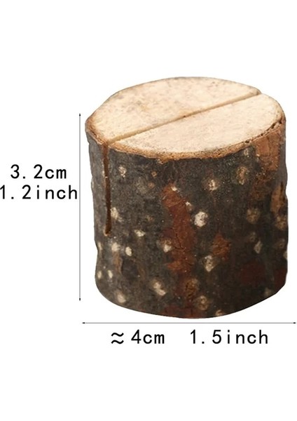 C Rustik Ahşap Masa Numarası Tutucu Düğün Yeri Kart Tutucu Menü Tutucu Adı Klip Kazık Fotoğraf Standı Parti Dekorasyon Dıy El Sanatları (Yurt Dışından)