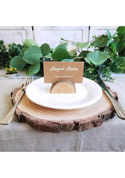 C Rustik Ahşap Masa Numarası Tutucu Düğün Yeri Kart Tutucu Menü Tutucu Adı Klip Kazık Fotoğraf Standı Parti Dekorasyon Dıy El Sanatları (Yurt Dışından) indirimleri